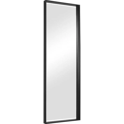 Uttermost Kahn Rectangular Oversized Iron Metal Mirror in Satin Black - Picture 2 of 7
