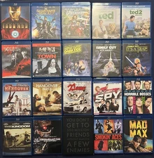 Blu-ray Movie Bundle of 40  Assorted Titles