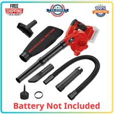 Cordless Leaf Blower Brushless Motor 6-Speed 2-in-1 Blower Vacuum (Not Battery)