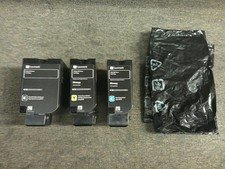 New Genuine Lexmark Black Yellow Cyan Toner Cartridges for C4342 C4352 series
