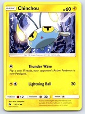 Chinchou 73/214 Common Lost Thunder Pokemon