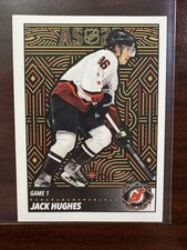 2022-23 Topps NHL Album Sticker #588 Jack Hughes - New Jersey Devils