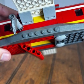 Lego City Fire Plane Rescue Set 4209 W/ Trees Incomplete Parts