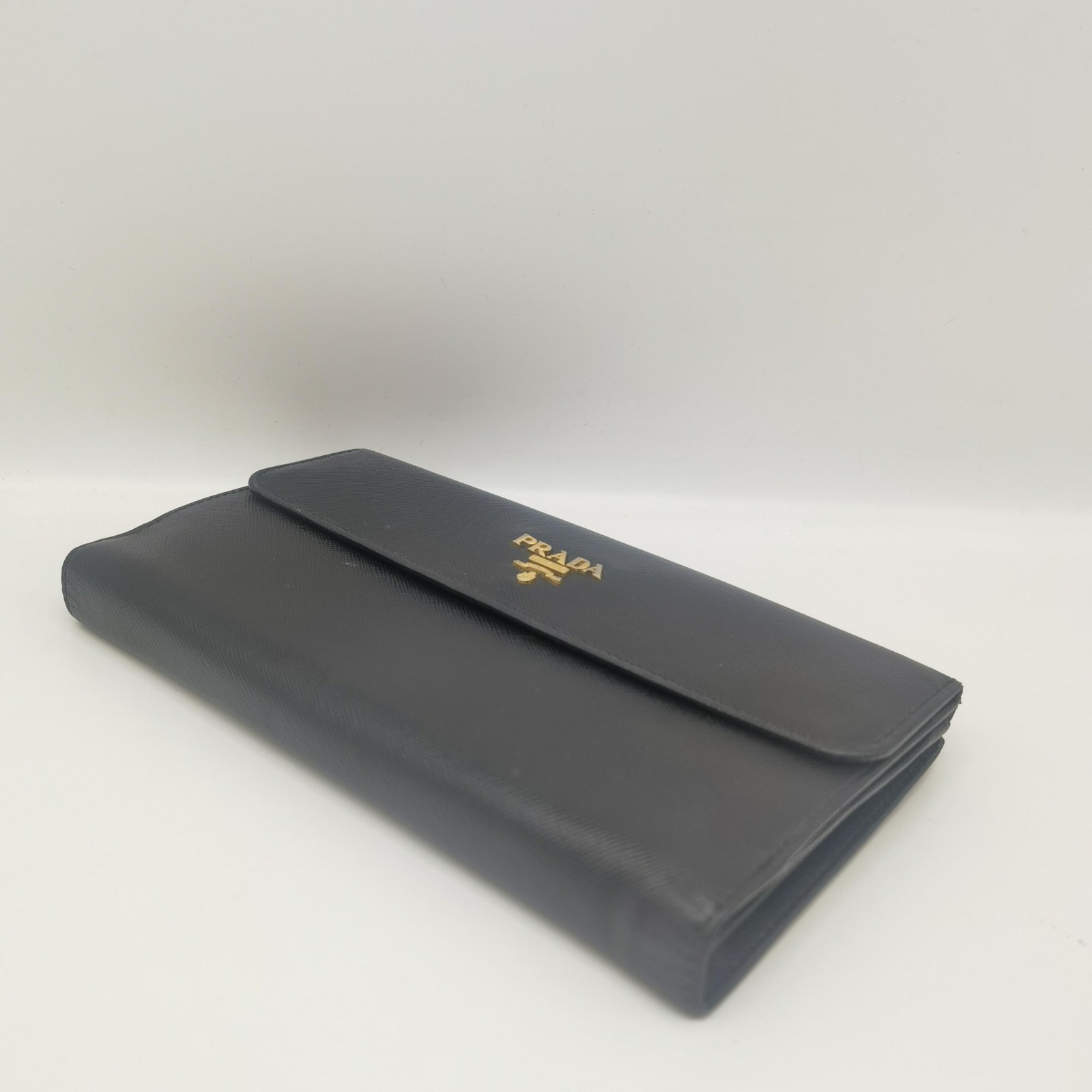 Black Large Saffiano Leather Wallet - ## image 5
