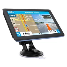 7" GPS Navigator for Car Truck RV, Car GPS Navigation System GPS with 1 holder