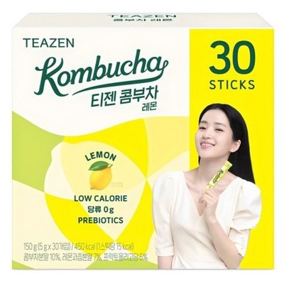 TEAZEN Kombucha Zitronenpulver Stick 5g x 30T Made in Korea BTS Jungkook