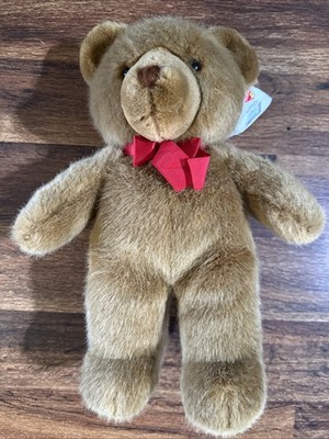 Vintage 1991 Dankin Teddy Bear Gingersnap Brown Original Tag 14 Inch