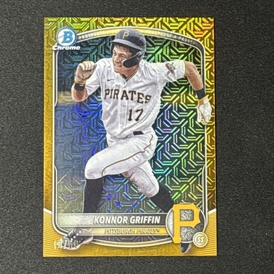 #ad 2025 Bowman Chrome Konnor Griffin 50 Gold Refractor Mega BCP 68 $299.99