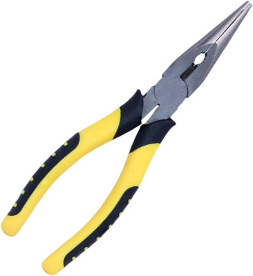 8-Inch Needle Nose Pliers: Paper Clamp Precision, Premium Heavy-Duty CRV Steel