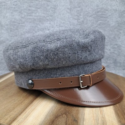 Sterkowski DANUBE MOD 1 Wool Fiddler Cap Peaked Vintage Elegant Men Newsboy 58cm