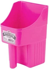 Little Giant Heavy Duty Plastic Hot Pink 3-Quart Stackable Feed Scoop
