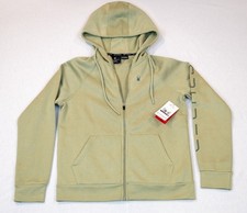 Spyder Women  s Sage Green Full Zip Hooded Sweatshirt Size Large New With Tags