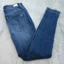 Seven 7 Women's Jeans Size 6 Ultra High Rise Skinny Stretch Dark Wash Blue