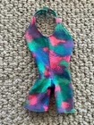 Vintage 90s 1991 MATTEL Fashion Play Barbie Jumpsuit Tie-Dye 1-Pc Unitard Romper