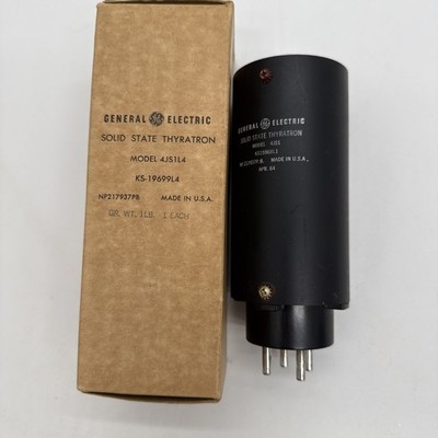 Vintage GE 4JS1L4 USA SOLID STATE THYRATRON ELECTRON TUBE