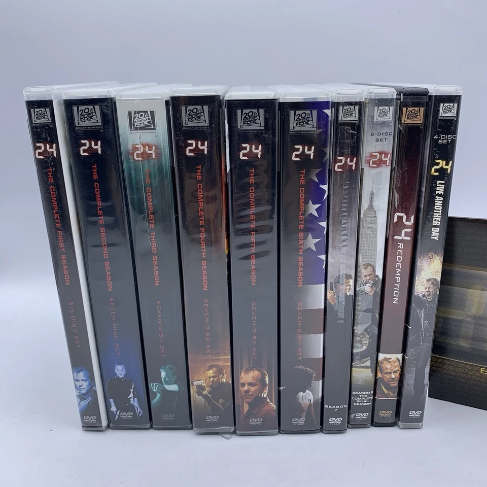 24: The Complete Series + Live Another Day & Redemption DVD 60-Disc Set - Image 2 of 4