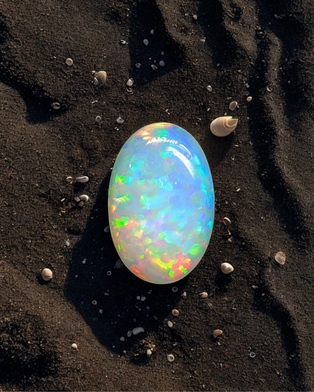 Real Ethiopian Welo Opal 9 Ct Loose Oval Cabochon Gemstone 20x15mm for Jewelry image 8