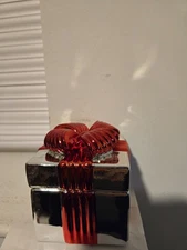 BATH & BODY WORKS SLATKIN PRESENT FIGURAL WITH TWISTED PEPPERMINT CANDLE 3 OZ