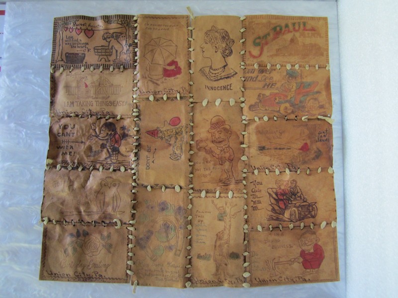 16 RARE ORIGINAL 1906 GENUINE LEATHER POSTCARDS LOVE ROMANCE HUMOR CARS
