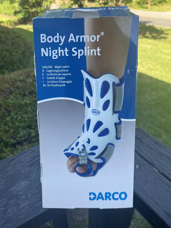 Genuine Darco Body Armor Night Splint Ankle / Foot / Toe Support Brace eBay