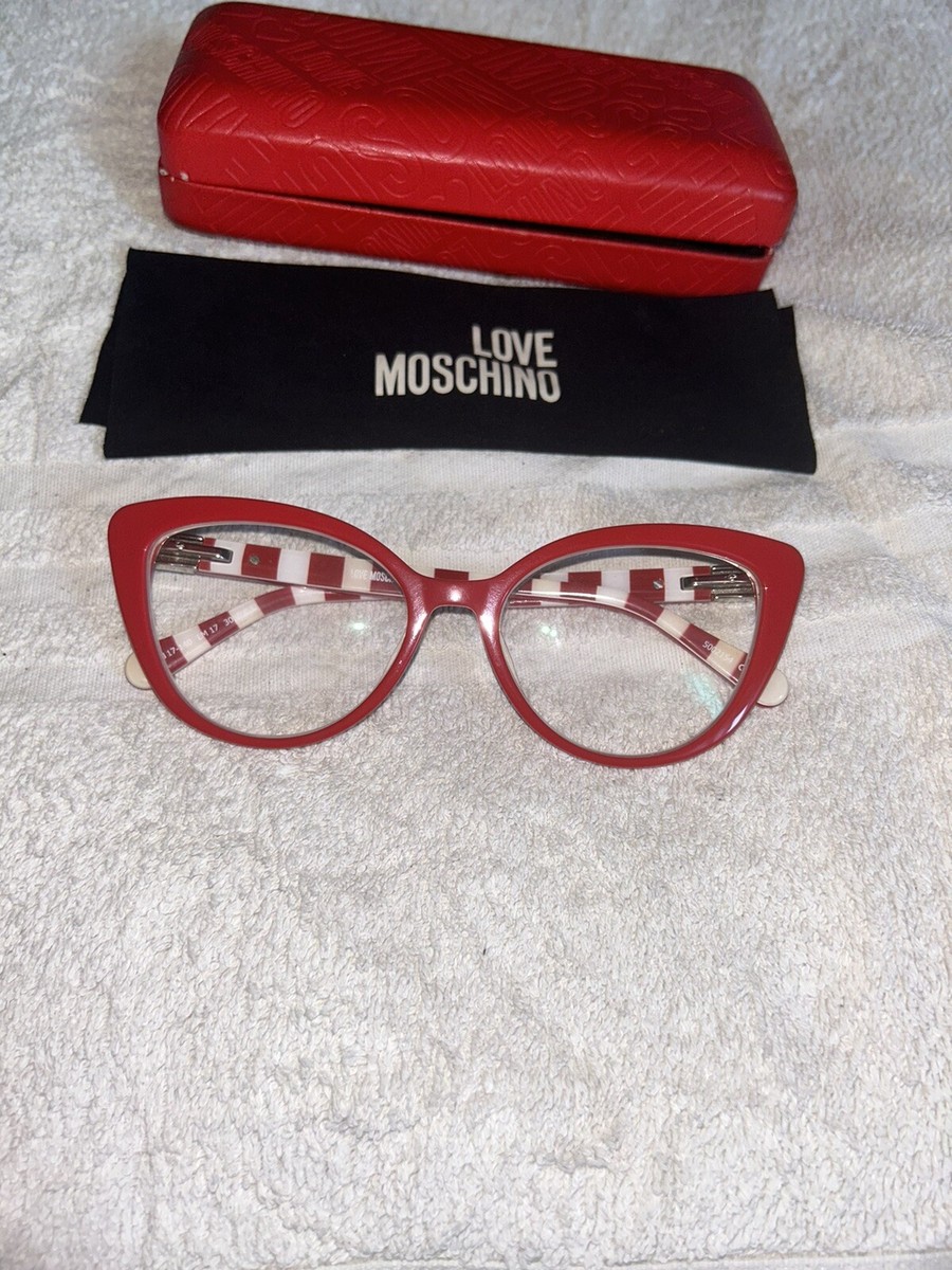Love Moschino LM17 Full Rim Used Eyeglasses Glasses Frames UK