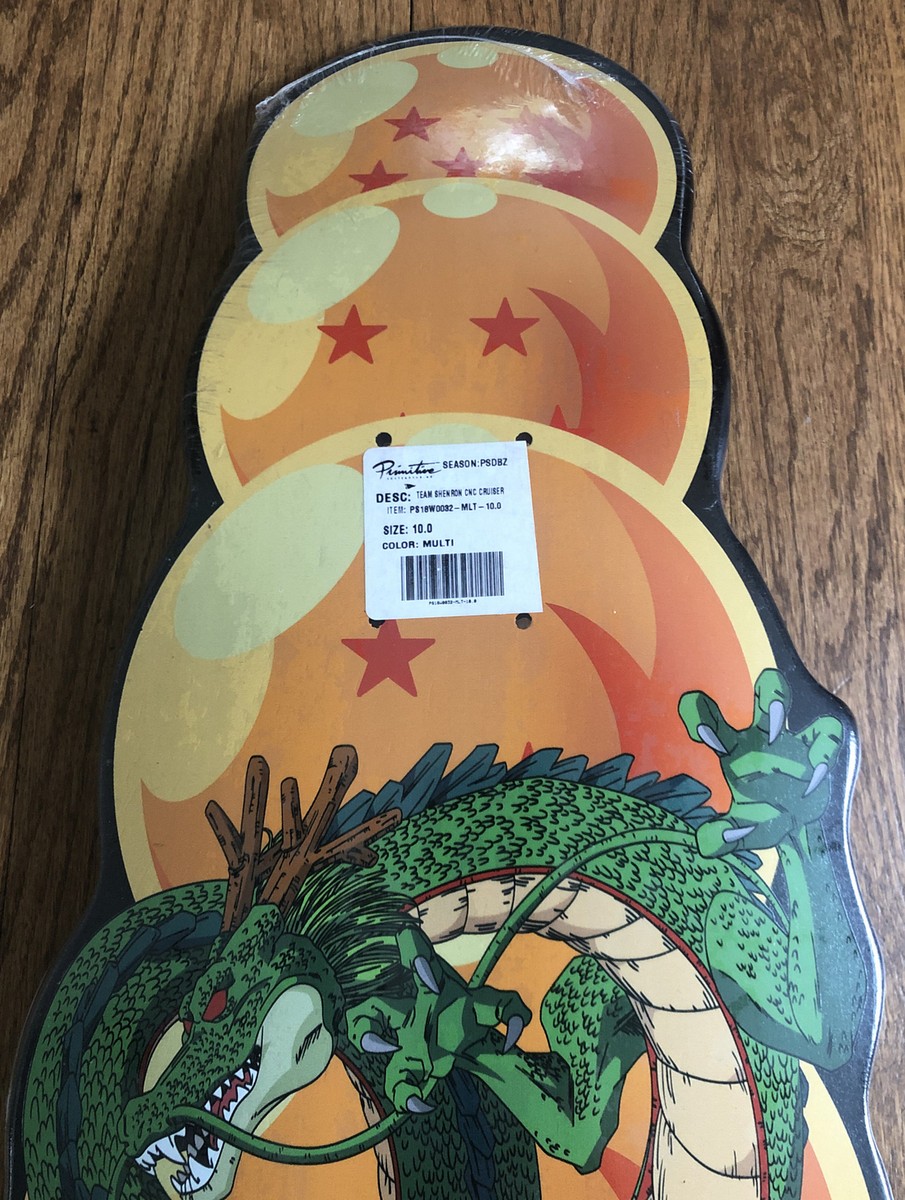 Deck Skateboard Primitive X Dragon Ball Z Goku Team CNC 10.0" - Édition Limitée, NEUF
