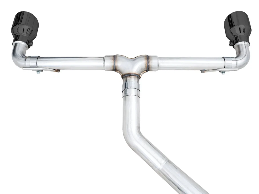 AWE Track Cat-Back Exhaust w/ 5” Black Tips For 22-24 Volkswagen GTI 2.0L Foto 3 de 4