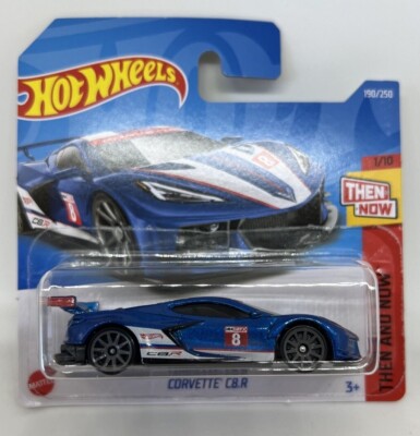 Hot Wheels Corvette C8R blau damals und heute Nummer 190 neu und ungeöffnet