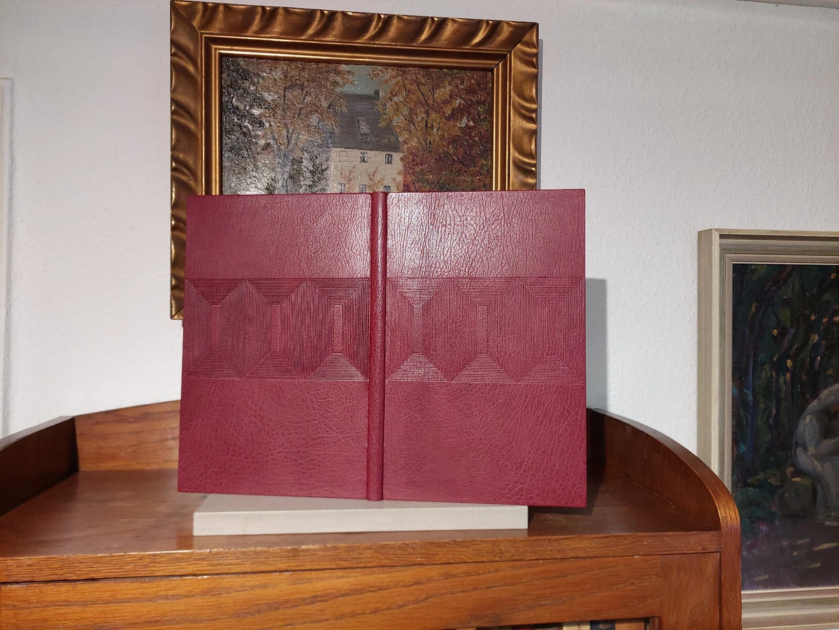HÖLDERLIN EMPEDOKLES Bibliophile Luxusausgabe LEDER HANDEINBAND Meistereinband