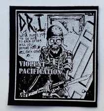 DRI Cloth Patch Sew On Badge Metal Rock  Approx 4" X 4.75" (CP184)