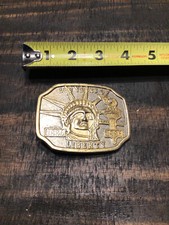 Statue of Liberty Metal Belt Buckle 100 Years of Liberty 1886-1986