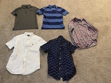 Lot Of Boys Ralph Lauren Polo Under Armour Shirts-size 10/12