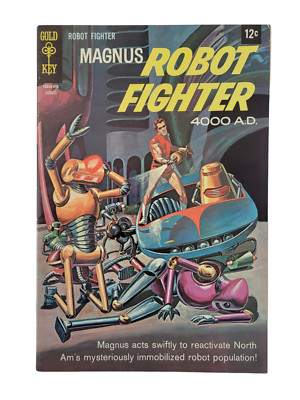 Magnus Robot Fighter #44 1976 6.5/7.0 RAW VINTAGE SCI FI COMIC Gold Key