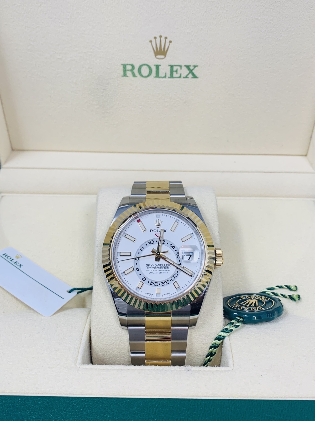 Rolex Sky Dweller 42mm Two-Tone White Dial Ref. 326933 image 6