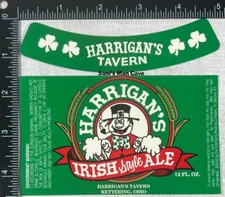Harrigan's Irish Style Ale Label with neck 