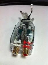 CAR AUDIO HIGH LEVEL SPEAKER TO LOW LEVEL RCA CONVERTER 2 CHANNEL CABLE ADAPTER