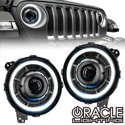 Oracle Lighting Oculus Bi-LED Projector Headlights For 2018-2024 Jeep Wrangler