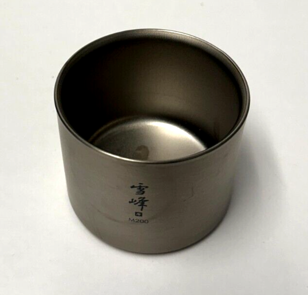 Ultralight Outdoor Mug Snow Peak Double Wall Titanium Stacking Mug