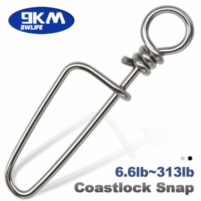 50~200Pcs Coastlock Snaps Stainless Quick Change Clip Fishing Lua Lure Connector