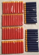 Lot 60 Nerf Foam Bullets Elite Blaster Series New 40 Red 20 Blue
