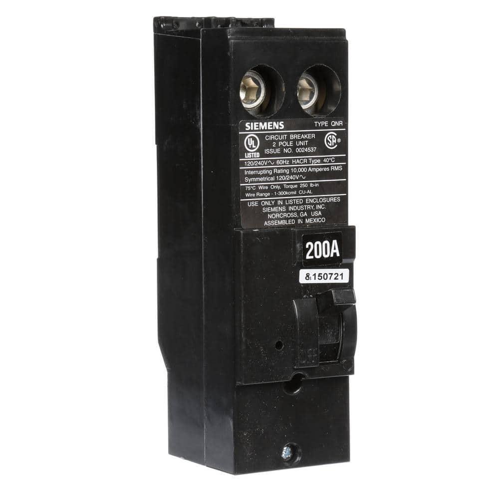 200 Amp 2-Pole 10kA Type QN Reverse Handle Main Breaker