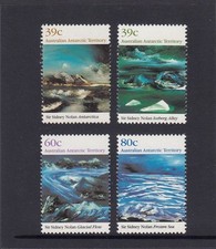 AUSTRALIAN ANTARCTIC - 1989 Paintings by Sir SIDNEY NOLAN set of 4 MNH - ART.