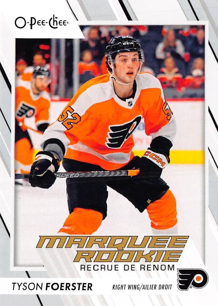 2023-24 OPC #567 Tyson Foerster RC ** Philadelphia Flyers **