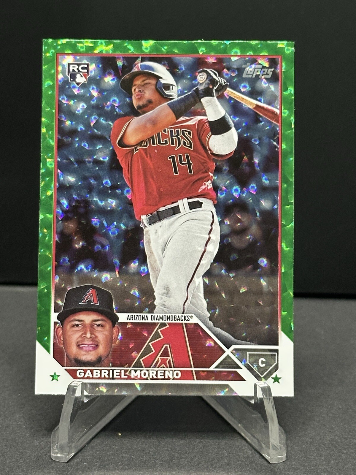 2023 Topps Update Series #US161 Rookie Gabriel Moreno Green Foilboard /499