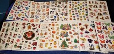 ONE Sheet of STICKERS with Various Designs;Holidays,Animals,Etc. Choose Favorite