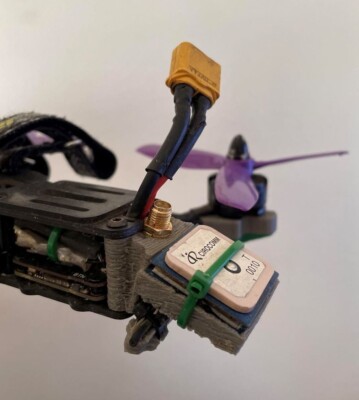 3D Printed TBS Source One V5 GPS/ELRS/SMA Mount (2 PCS)