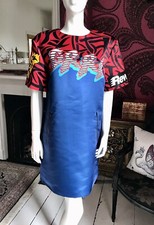 NWT Marc By Marc Jacobs Motocross Blue Dress Size S /M EU 36/38 Ltd Edition