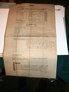 #7704,Trumbull(Ohio)Insurance Co,Application,1845,Very Rare | eBay