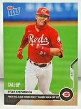Tyler Stephenson 2020 Topps Now MLB 9/14 Walk-Off HR Call-Up RC #265 REDS SP/660