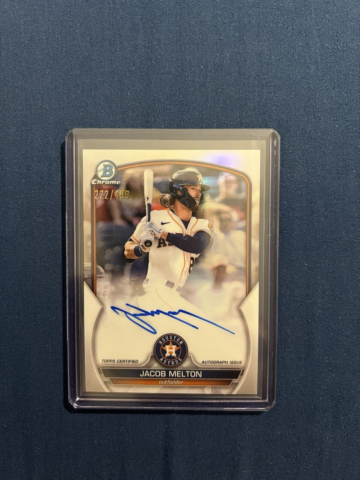 2023 Bowman Chrome - Prospect Autographs Refractor #CPA-JML Jacob Melton /499